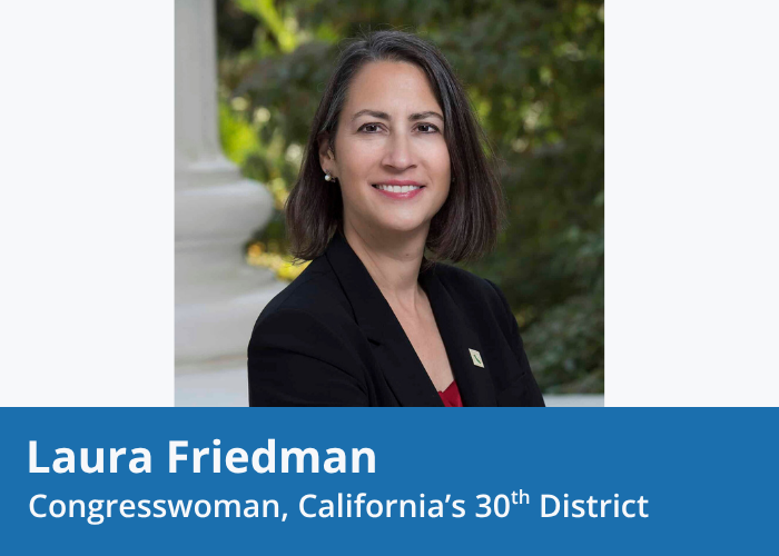 Photo of Laura Friedman smiling